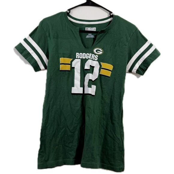 NFL Green Bay Packers Short Sleeve Tee Green and Yellow - Picture 1 of 4